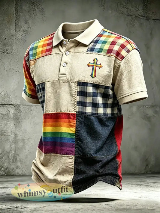 Casual top met print voor heren - als foto / S
