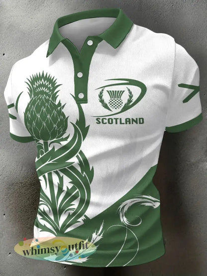 Casual tops voor heren in Schotland - Groen / S