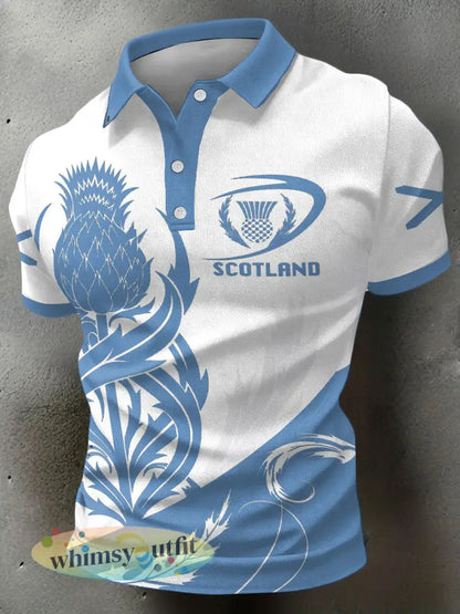Casual tops voor heren in Schotland - Lichtblauw / S