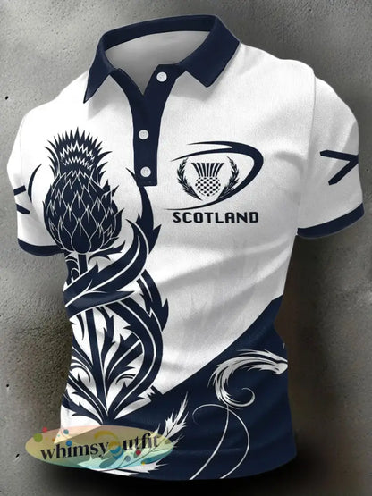 Casual tops voor heren in Schotland - Wit / S