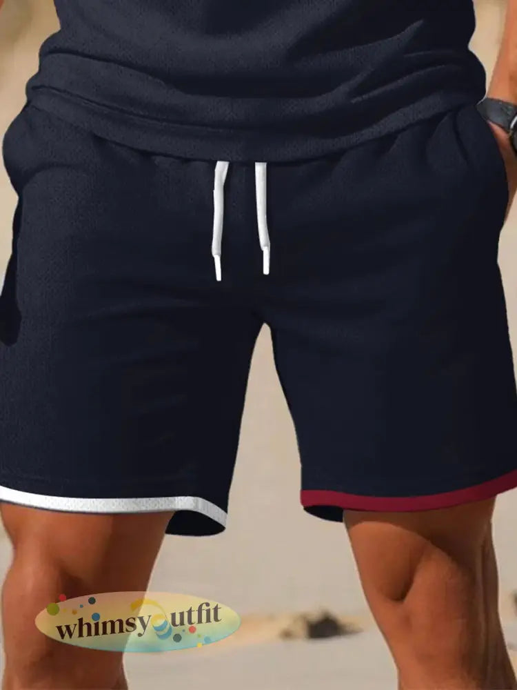 Casual zakelijke poloset met korte mouwen voor heren