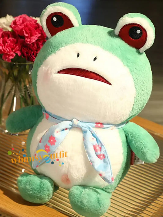 Cute Frog Plush Toy Green / ONE