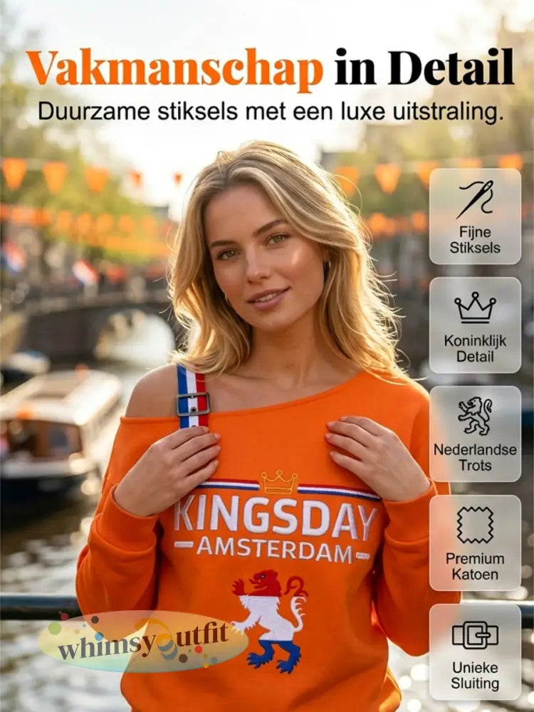 Dames Konings Dag Sweatshirt