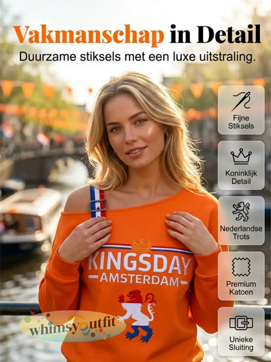 Dames Konings Dag Sweatshirt