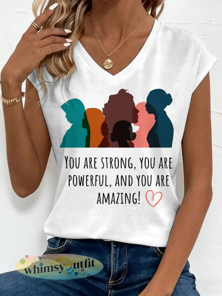 Dames Moederdag Gedrukt T-shirt - Wit / S