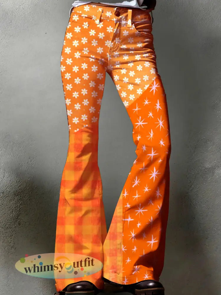Dames Nederlandse koningsdag herdenkingsopdruk zakelijke stijl broek - A / S
