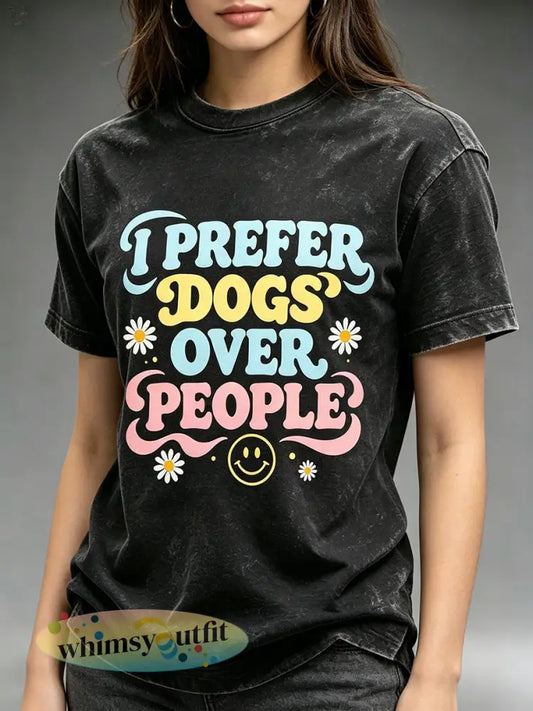 Dames T-shirt met artistieke print met dierenthema - A / S