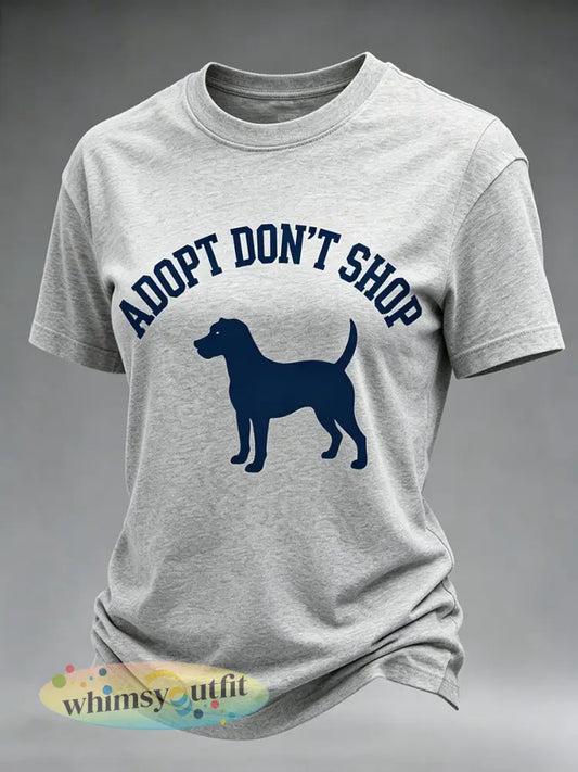 Dames T-shirt met artistieke print met dierenthema - A / S