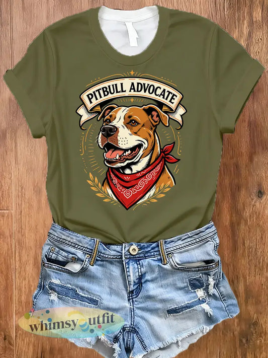 Dames T-shirt met artistieke print met dierenthema - A / S