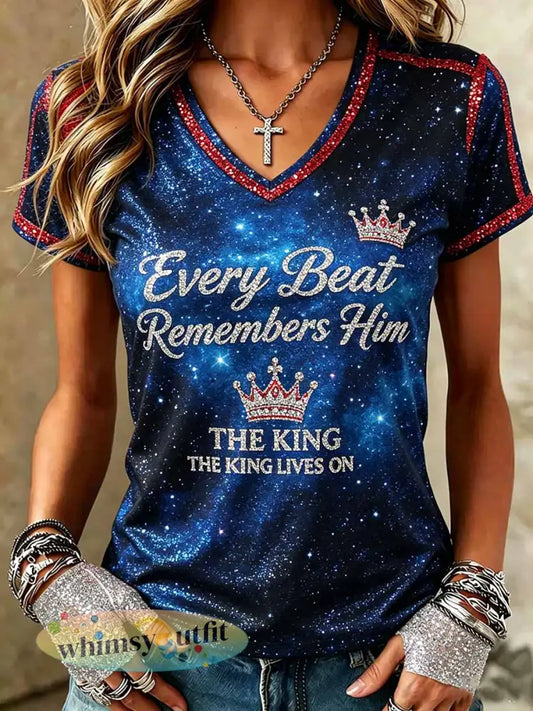 Dames vintage herdenkings-T-shirt met opdruk van de - als foto / S
