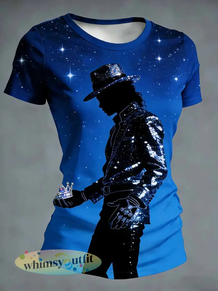 Dames vintage herdenkings-T-shirt met opdruk van de - als foto / S