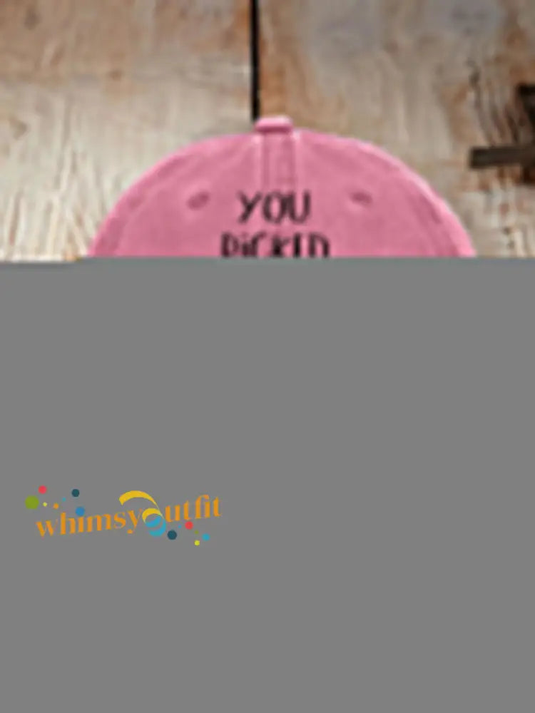 Dear cancer you picked the wrong bitch neutral hats Pink / ONE