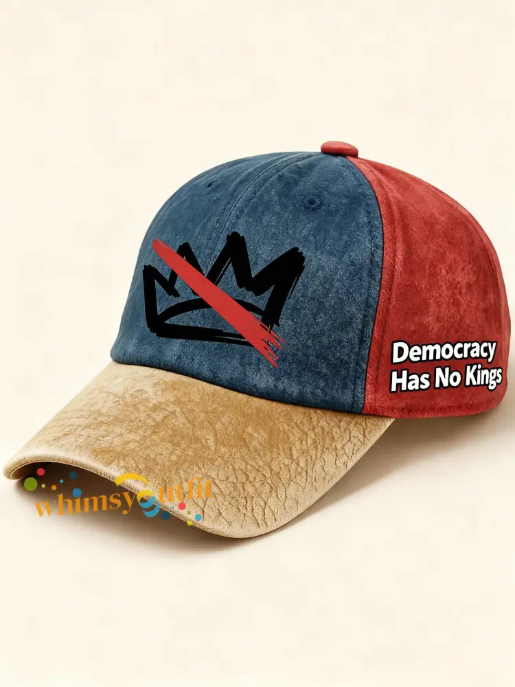 Democracy Has No Kings Cap As picture / ONE