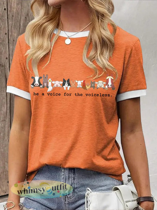 Dierenliefhebbers T-shirt voor dames - Oranje / S