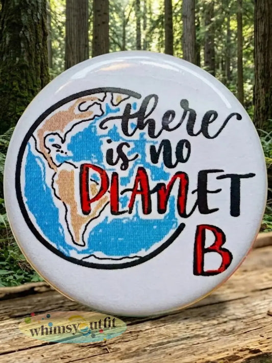 Er is geen planeet B-broche - Wit / ÉÉN