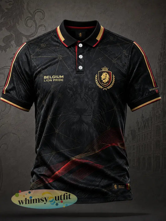 Football Lover Art Gedrukte casual tops voor heren België - Zwart / S