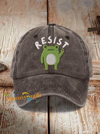 Frog Resist Hat Coffee / ONE
