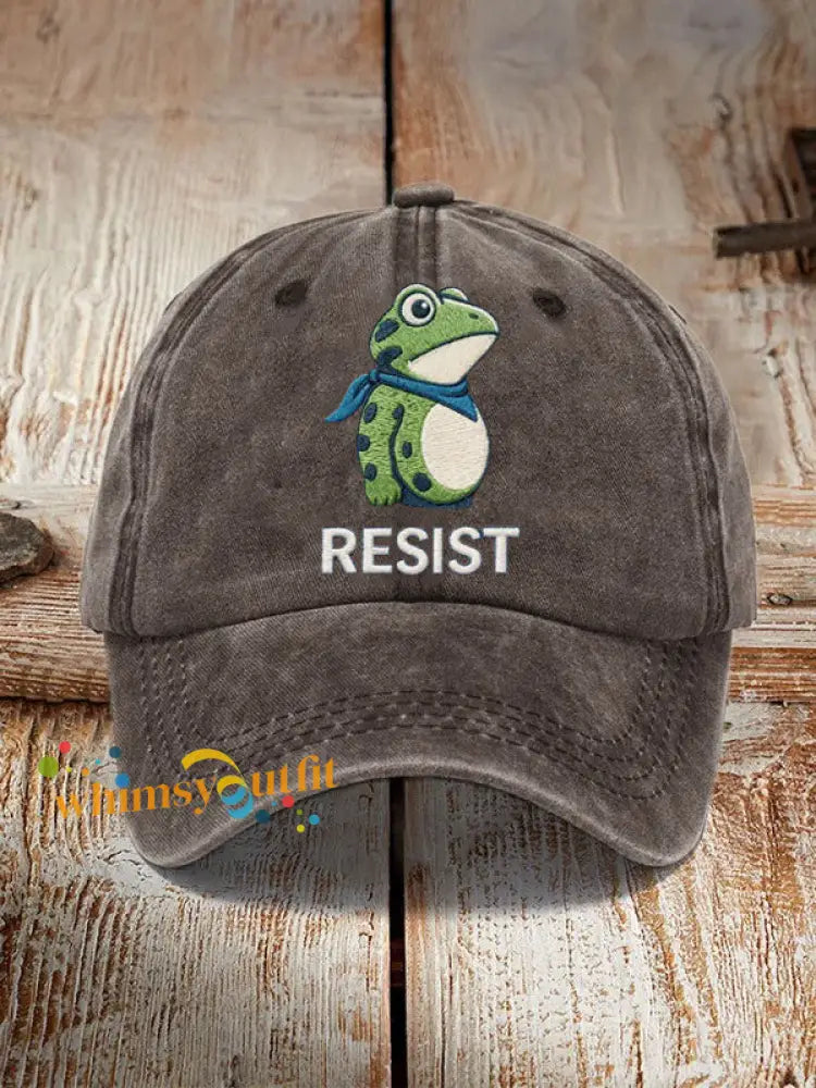 Frog Resist Hat Coffee / ONE