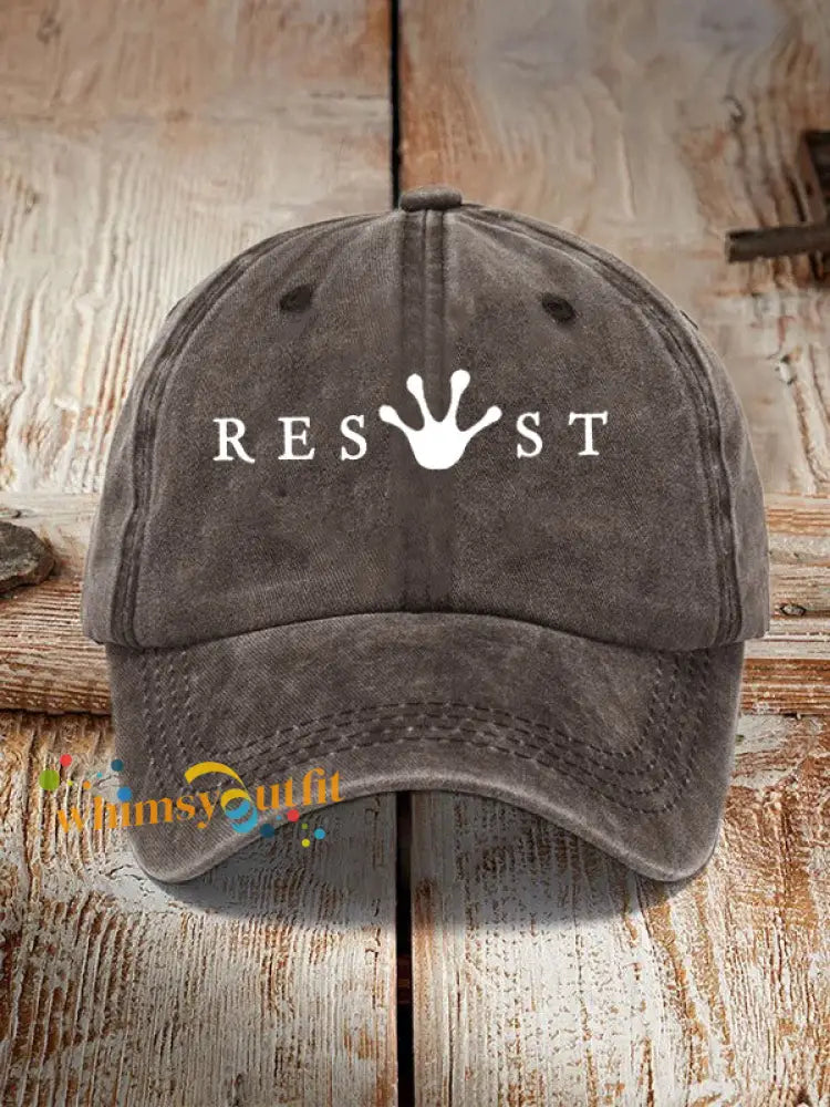 Frog Resist Hat Coffee / ONE
