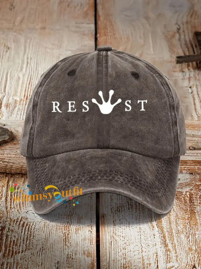 Frog Resist Hat Coffee / ONE