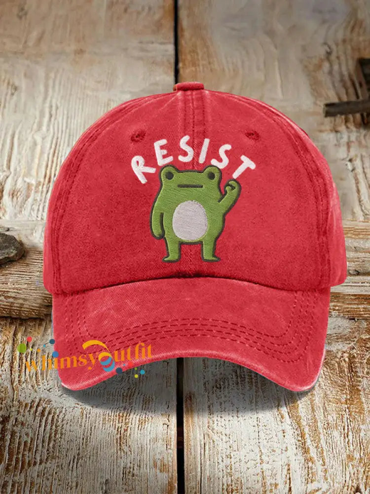 Frog Resist Hat Red / ONE