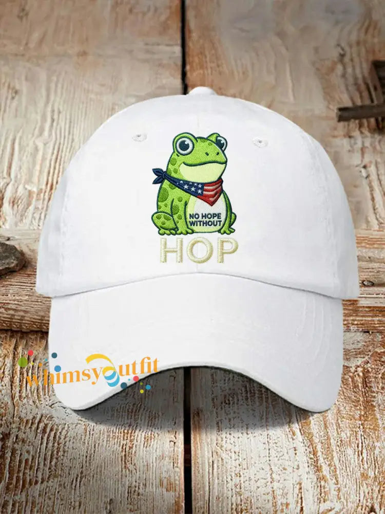 Frog Resist No Hope Without Hop Hat White / ONE