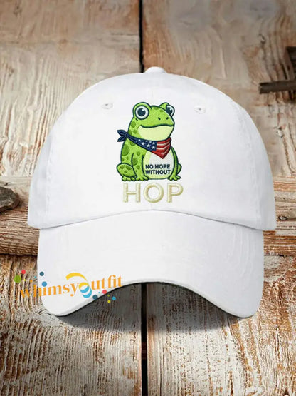 Frog Resist No Hope Without Hop Hat White / ONE