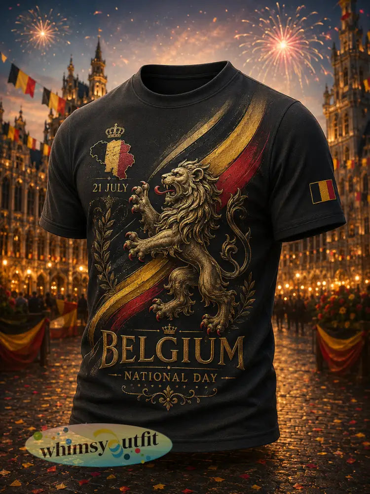 Gepersonaliseerd t-shirt met korte mouwen voor de Nationale Dag van de Mannen - A / S