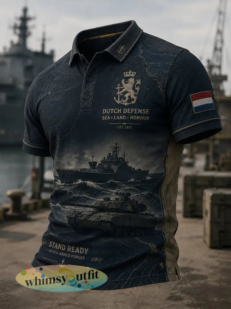 Gesneden cargobroek voor heren met vintage militaire print - A / S