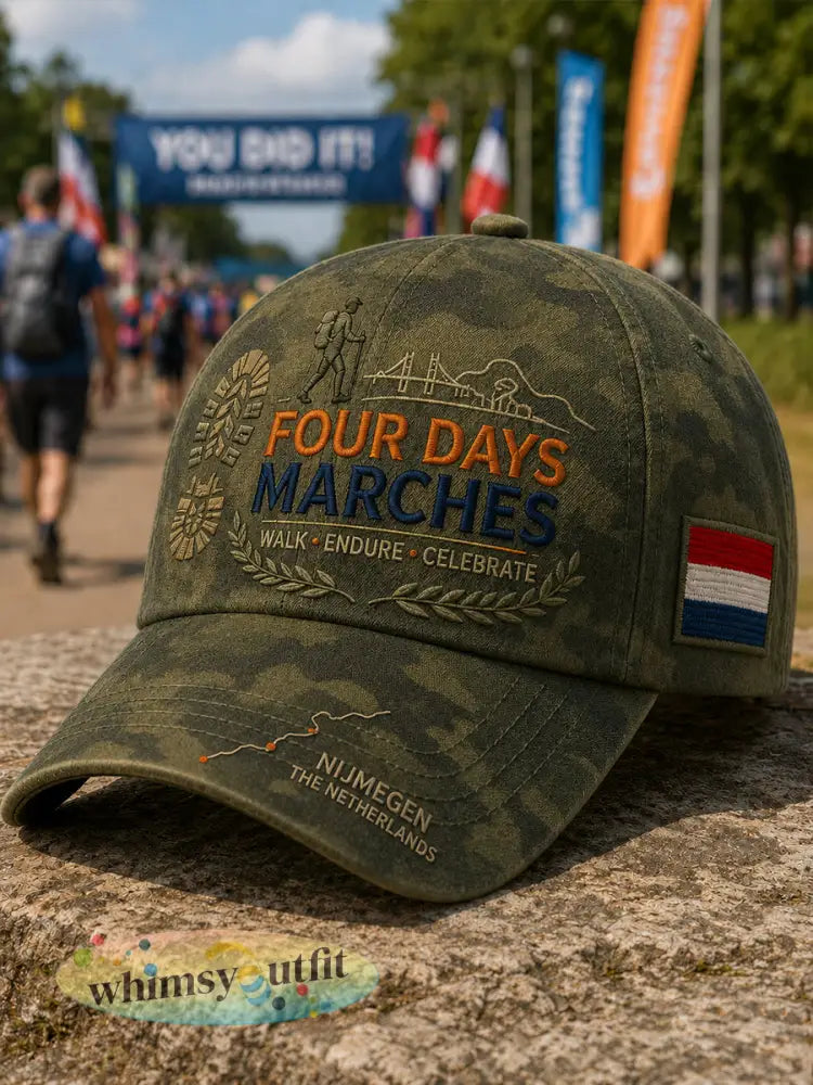 Grafisch bedrukte hoed voor het Vierdaagsefeest voor mannen - A / ÉÉN