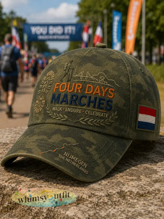Grafisch bedrukte hoed voor het Vierdaagsefeest voor mannen - A / ÉÉN