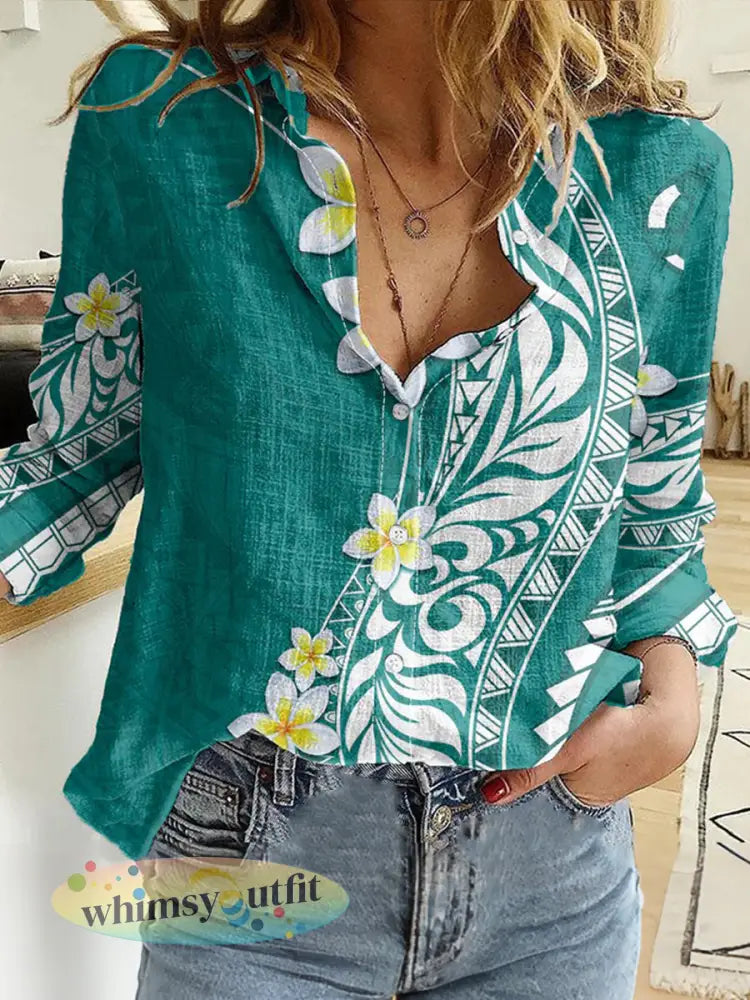 Hawaii casual dames - Groen / S