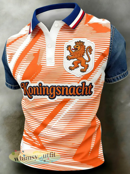 Herdenkingsdag Herinneringskunstprint polo voor heren - A / S