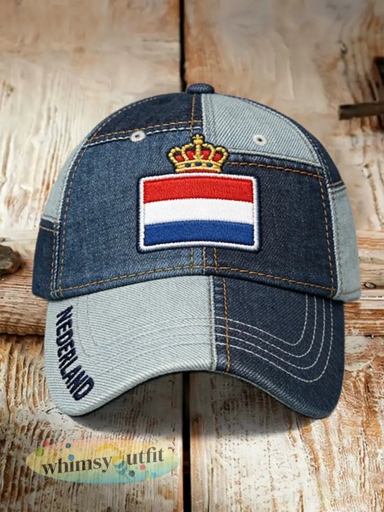 Heren Koninginnedag print hoed - A / S