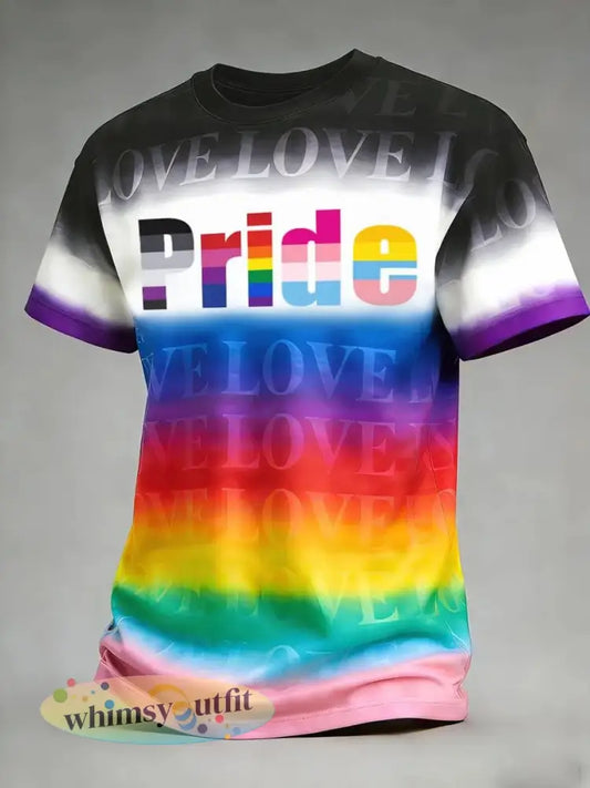 Heren Pride Month T-shirt met korte mouwen - als foto / S