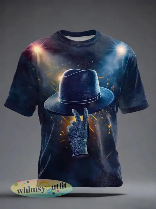 Heren T-shirt geïnspireerd door popmuziek - als foto / S