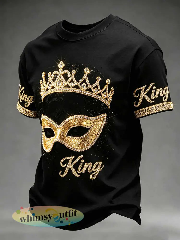 Heren vintage herdenkings-T-shirt met print van de - als foto / S