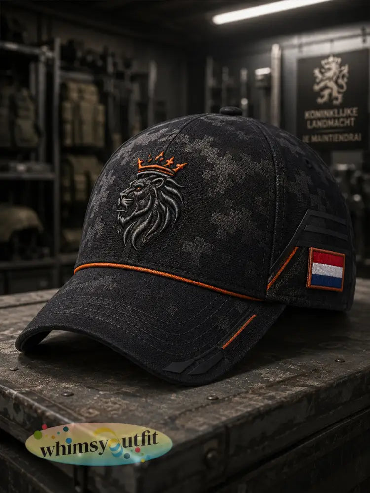 Herenhoed met militaire print - A / ÉÉN