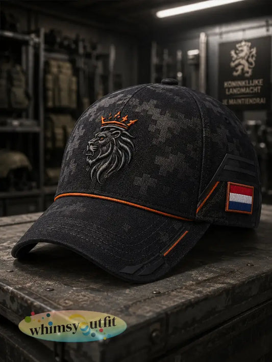 Herenhoed met militaire print - A / ÉÉN