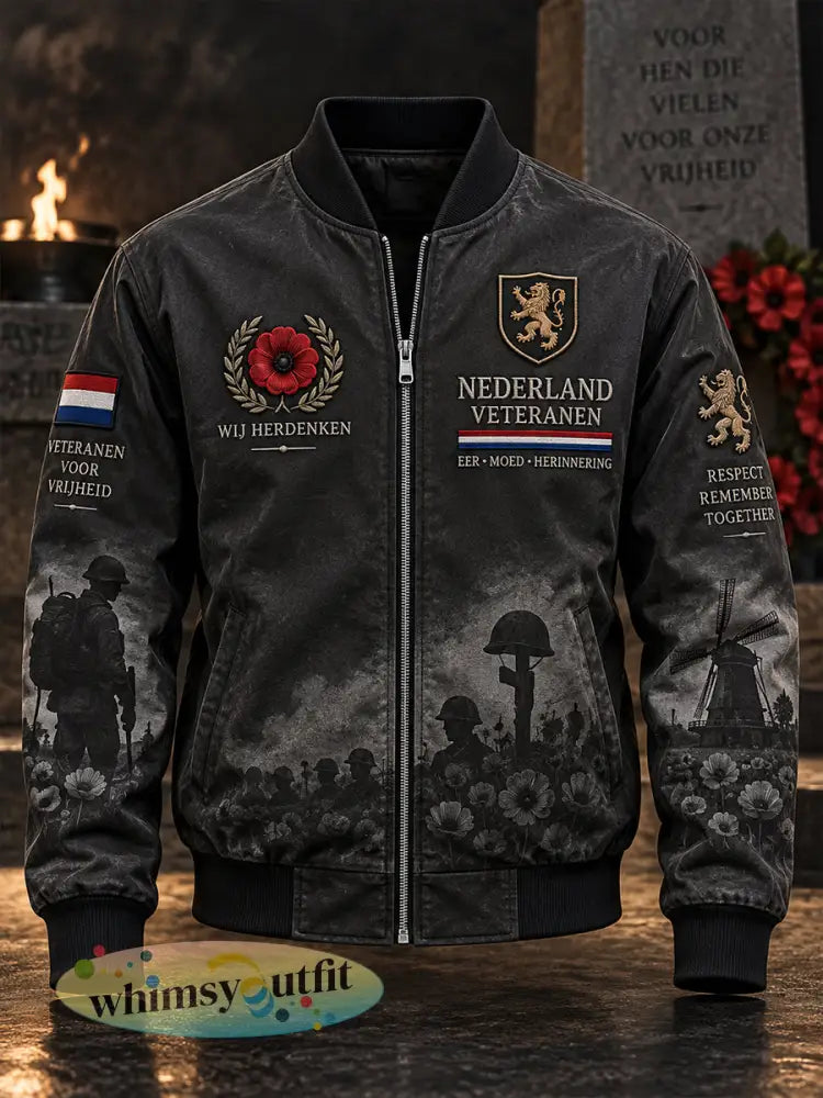 Herenjack met herdenkingsprint - A / S