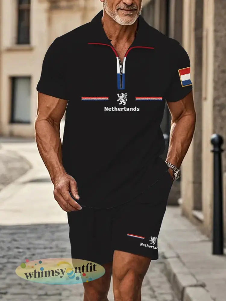 Herenkoningsdagsets - Zwart / S