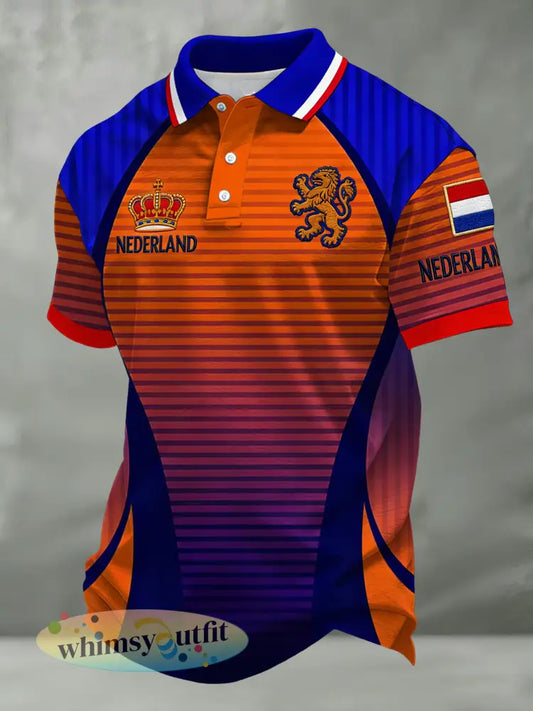 Herenpolo in oranje ter ere van Koningsdag - A / S