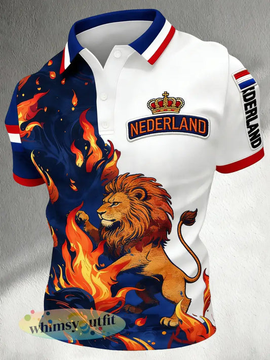 Herenpolo in oranje ter ere van Koningsdag - A / S