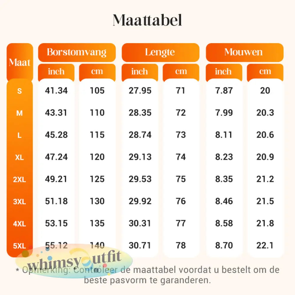 Herenpolo met korte mouwen en print met Koningsdag-thema