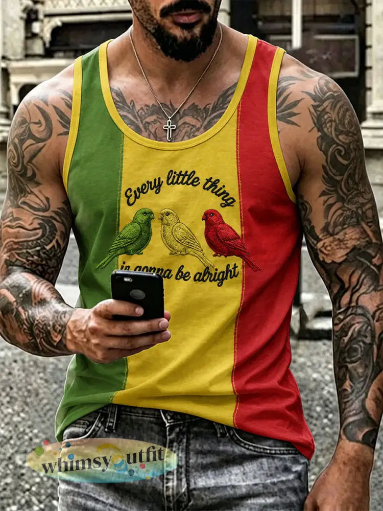 Herenreggaetanktop - als foto / S