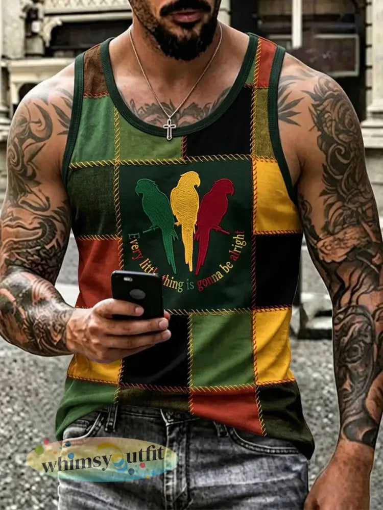 Herenreggaetanktop - als foto / S