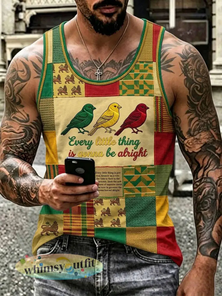 Herenreggaetanktop - als foto / S