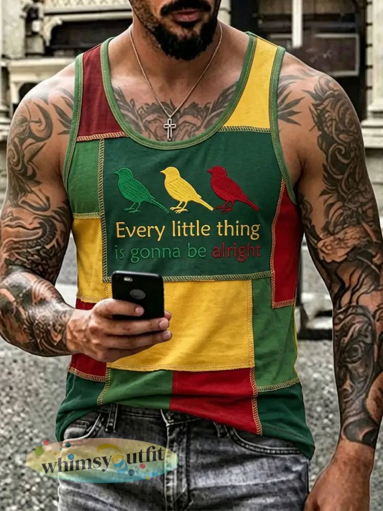 Herenreggaetanktop - als foto / S