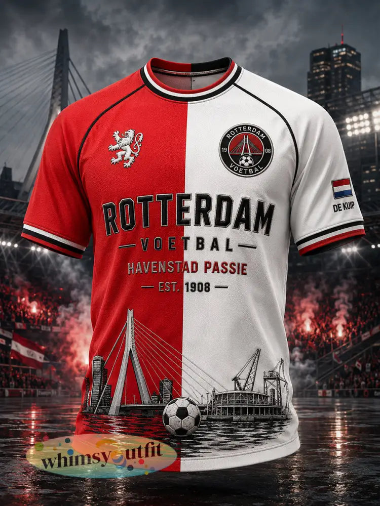 Herenvoetbalclub met grafische print Raglan T-shirt met korte mouwen - A / S
