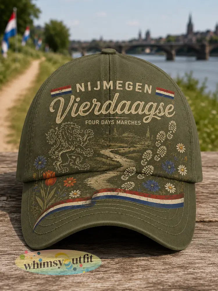Hoed met grafische print van het ‘Vierdaagse’-festival - A / ÉÉN